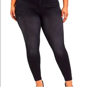 Torrid Bombshell Skinny Jeans Charcoal Size 22 Short